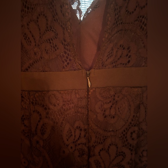 Blu Spero Maroon Lace Romper - Picture 5 of 9